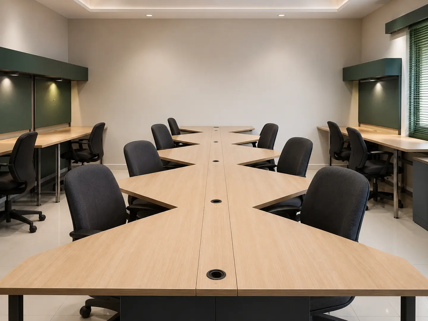 Modern classroom at New Vision Training Institute