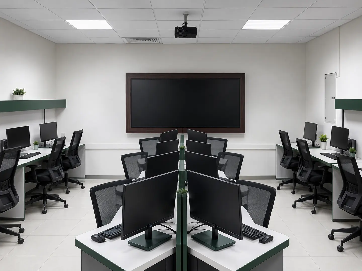 Modern computer training lab