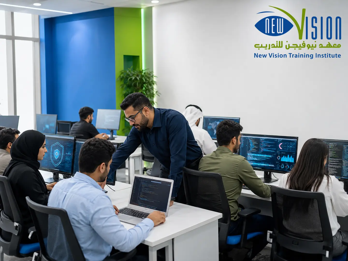 Modern information technology training lab